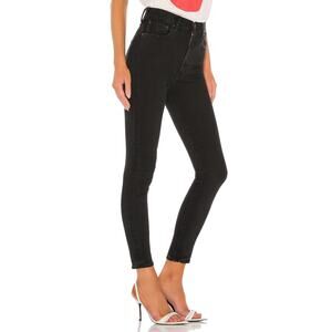 Moussy Vintage Filer Rebirth Stretch Skinny Jeans Black Women's Size 24 Japan